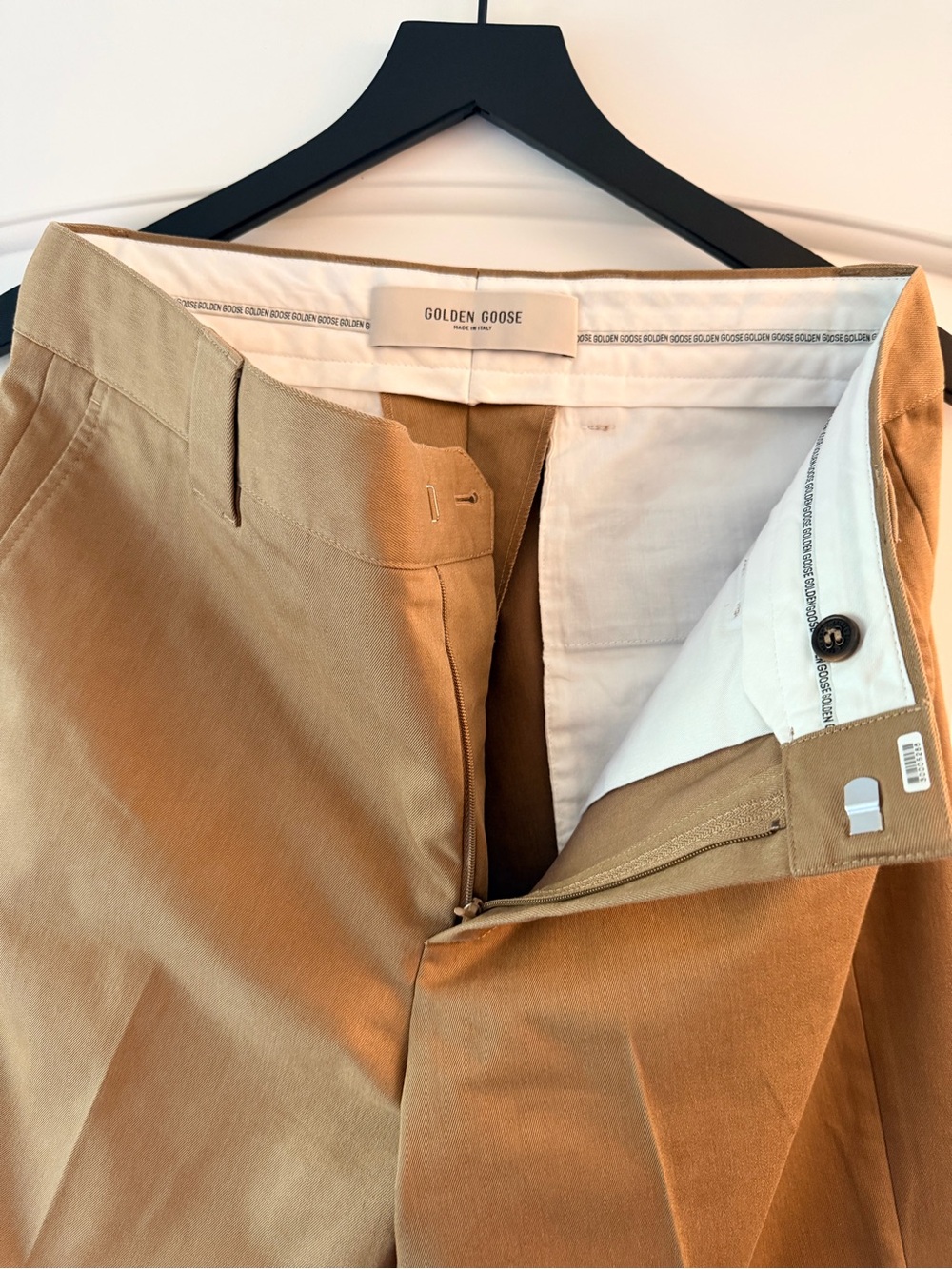 Golden Goose Men's Khaki Cotton  - Tan
